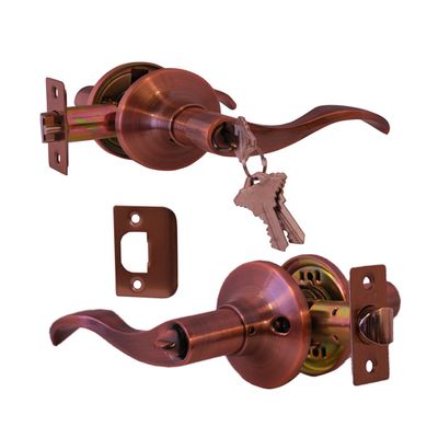Constructor CON4215 Prelude Keyed Entry Lock in Antique Copper Finish, 24 Piece