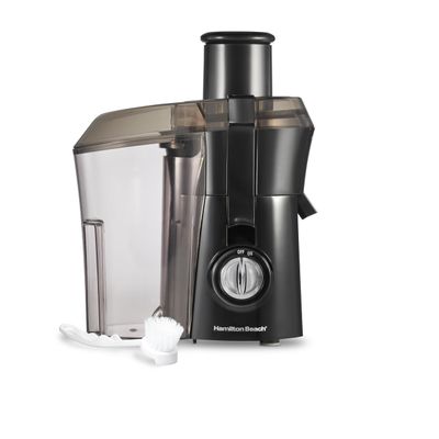 Hamilton Beach Juicer Machine, Big Mouth 3 Feed Chute for Whole Fruits and Vegetables, Easy to Clean, Centrifugal Extractor, Vegetable & Fruit Juicer, BPA Free, 800W Motor, Black