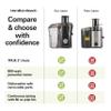Hamilton Beach Juicer Machine, Big Mouth 3 Feed Chute for Whole Fruits and Vegetables, Easy to Clean, Centrifugal Extractor, Vegetable & Fruit Juicer, BPA Free, 800W Motor, Black view 3