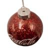 Kurt Adler CC4161 Coca-Cola Glittered Glass Ball Ornament, 80mm view 4