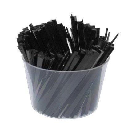 BarConic Prizm Cocktail Picks - Black (Pack of 1000)