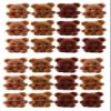 Factory Direct Craft Package of 24 Sitting Assorted Brown Flocked Miniature Bears - Tiny Bear Shaped Figurines (Size: 1 inch) view 1