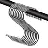 Kaariss Premium 10-Pack Stainless Steel Round S Shaped Hooks view 1