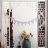 LOVENJOY Pastel Pennant Banner Triangle Spring Floral Fabric Bunting Shabby Chic Tea Party Flag Garland view 2