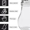 6 Oz. (Ounce) Glass Bulb Jar Syrup Dispenser, Sugar Dispenser, Retracting Spout, Dispensing Thumb-Lever, Pancake House Style (2) view 4