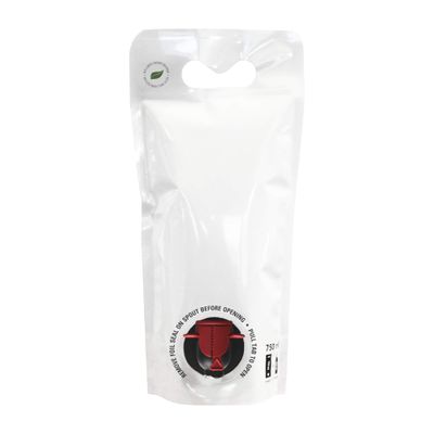 750mL Wine Pouches (12 pack) [Eco-Friendly Wine Bottle Alternative] - Easily Bottle, Dispense & Store Your Wines - Perfect For Home Winemakers and Small Wineries to Sell in Your Tasting Room!