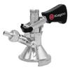 Kegco KC KT2410W-M Ergonomic Lever Handle Keg Taps Coupler M System with Stainless Steel Probe, Brass view 1