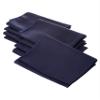 LA Linen 10-Pack Poly Poplin Napkin, Soft Cloth Napkins, Washable Reusable Napkins, Stain and Wrinkle Resistance Table Napkins for Dinner, Wedding, Parties, 18 by 18-Inch, Navy view 1