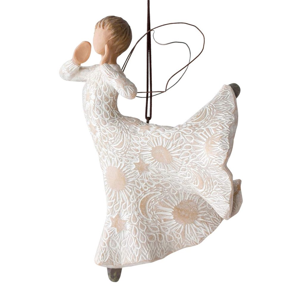 Willow Tree Song of Joy Ornament, Sculpted Hand-Painted Figure