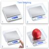 GDEALER Food Scale, 0.001oz/0.01g Precise Digital Kitchen Scale Gram Scales Weight Food Coffee Scale Digital Scales for Cooking Baking Stainless Steel Back-lit LCD Display Pocket Small Scale, Silver view 3