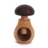 Stone Creek Trading European Wood Mushroom Nut Cracker, Brown view 1