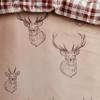 Catherine Lansfield Easy Care Cotton Rich Stag Reversible King Duvet Set view 4