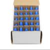 Creative Hobbies Box of 25 Light Bulbs -C7, Steady Burning - Opaque Blue - 7 Watt, Nickel Plated Candelabra Base, Extended Life, Great for Night Lights, Decorative Lights and Christmas Strings view 4