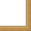 CountryArtHouse Picture Frame Moulding (Wood) 18ft bundle - Ornate Gold Finish - 3.5" width - 1/2" rabbet depth view 2