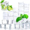 DomeStar Fake Ice Cubes, 20 PCS 1inch Plastic Ice Cubes Acrylic Square Clear Rock Diamond Crystals Vase Fillers for Centerpieces Photography Accessories Props, DIY Arts & Crafts Decoration view 1