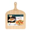Eppicotispai Pizza Set with Cooking Stone and Pizza Peel, Silver view 3