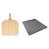 Eppicotispai Pizza Set with Cooking Stone and Pizza Peel, Silver view 4