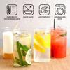 Borosil VCL350 Vision Classic [Set of 6] Premium Clear Lightweight & Durable Drinkware, Odor Resistant, Dishwasher Safe - For Water, Juice, Beer, Wine, and Cocktails |12 Ounce Cups view 2