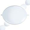Qualatex Quick Link Balloons - White - Bag of 50, 12" view 1