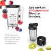 Blendtec 75 oz FourSide Commercial Jar - Four-Sided Replacement Blender Jar - Compatible with Most Blendtec Blenders - 32 oz Blending Capacity - Clear view 3