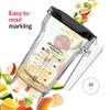 Blendtec 75 oz FourSide Commercial Jar - Four-Sided Replacement Blender Jar - Compatible with Most Blendtec Blenders - 32 oz Blending Capacity - Clear view 4