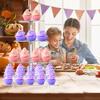 Jusalpha Large 4 Tier Cupcake Stand Square Acrylic Cupcake Tower Stand for Dessert, Pastry, Serving Platter-Candy Bar Party Dcor and Supply(with Rod Feet) (4SF-V2) view 2