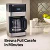 Braun BrewSense 12 Cup Drip Coffee Maker - Pause & Pour Mid Brew, Coffee Machine with 24-Hour Timer & Clock, Bold & Regular Strength, 1-4 Cup Functions, Self Clean, Auto Shutoff, Stainless Steel view 2