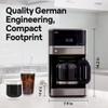 Braun BrewSense 12 Cup Drip Coffee Maker - Pause & Pour Mid Brew, Coffee Machine with 24-Hour Timer & Clock, Bold & Regular Strength, 1-4 Cup Functions, Self Clean, Auto Shutoff, Stainless Steel view 3