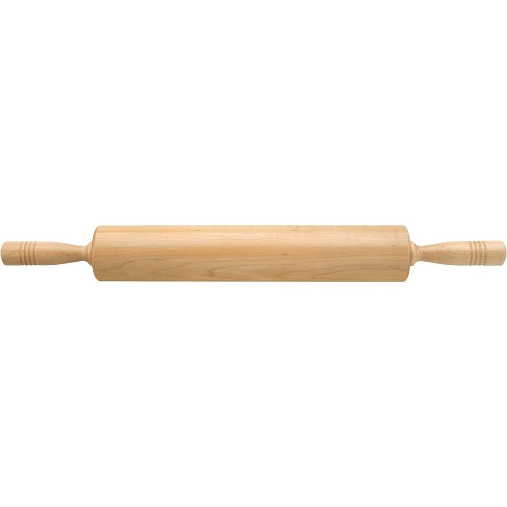 Fletchers' Mill Rolling Pin, Maple - 15 Inch, Professional Rolling Pin for Baking, Pasta, Pie, Cookie Dough, MADE IN U.S.A.