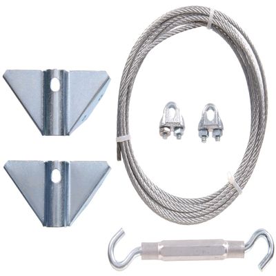 Hardware Essentials 851362 Anti-Sag Gate Kit, Hardware Kit, Steel, Zinc Plated, 7ft, Interior and Exterior