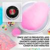 Nostalgia Cotton Candy Machine - Retro Cotton Candy Machine for Kids with 2 Reusable Cones, 1 Sugar Scoop, and 1 Extractor Head  Retro Red view 2
