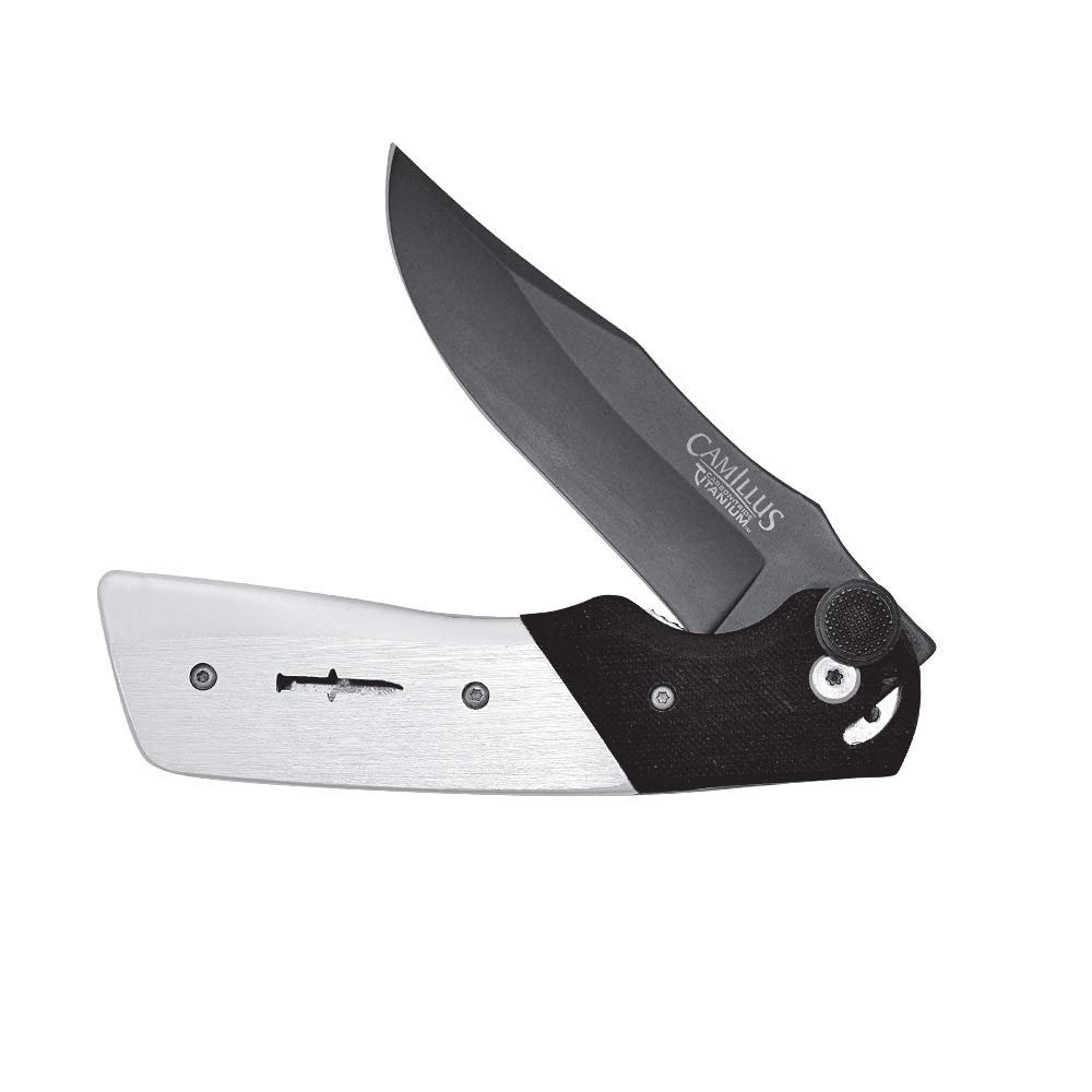CAMILLUS CUDA BOLT / 8.75" OVERALL / DROP POINT / CARBONITRIDE TITANIUM / AUS-8