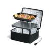 HOTLOGIC Mini Heated Lunch Box- Portable Electric Food Warmer for Men and Women - Great for Work, Office, and Construction - Cook, Reheat, and Eat on the Go - 120V - Black view 1