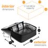 HOTLOGIC Mini Heated Lunch Box- Portable Electric Food Warmer for Men and Women - Great for Work, Office, and Construction - Cook, Reheat, and Eat on the Go - 120V - Black view 3