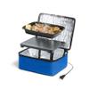 HOTLOGIC Mini Heated Lunch Box - Portable Electric Food Warmer for Men and Women - Great for Work, Office, and Construction - Cook, Reheat, and Eat on the Go - 120V - Blue view 1