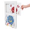 Children's Art Frame. Articulate Double Gallery Displays Two 9x12" Artworks view 1