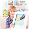 Articulate Gallery Single Children's Art Frame, 9 x 12, an award-winning slot sided picture frame for the instant display of 2D and 3D childrens artwork view 3