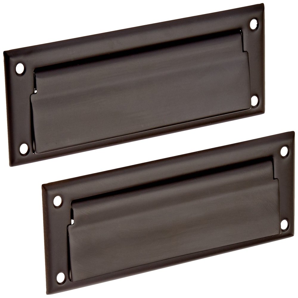 Deltana MS627U19 8 7/8-Inch Mail Slot with Solid Brass Back Plate