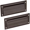 Deltana MS627U19 8 7/8-Inch Mail Slot with Solid Brass Back Plate view 1