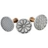 Nordic Ware Heirloom Cookie Stamps (Set of 3), Sturdy Cast Aluminium Cookie Stamp Set, Cookie Press Set Made in the USA, Sturdy and Durable Biscuit Maker Press Set view 1