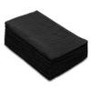 Cotton Craft - 8 Pack - Euro Cafe Waffle Weave Terry Kitchen Towels - 16x28 Inches -Black - 420 GSM quality -Ringspun 2 Ply Cotton - Highly Absorbent Low Lint - Multi Purpose view 1