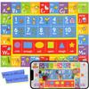 KC Cubs: Educational Rug: ABC Alphabet, Numbers & Shapes - 3x5' Playmat - Interactive Play, Activity Area Carpet, Bedroom-Classroom, Baby-Toddler-Kids view 4
