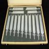 Premium 14 Piece Tuning Fork Set in Wood Box and Mallet A=426.6 view 1