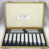 Premium 14 Piece Tuning Fork Set in Wood Box and Mallet A=426.6 view 3