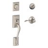 SCHLAGE Addison Single Cylinder Handleset and Right Hand Accent Lever, Satin Nickel (F60 ADD 619 Acc RH) view 1