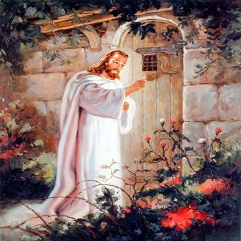Wall Decor Jesus Christ at The Door Religious and Spiritual Art Print Poster (8x10)