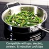 All-Clad D5 5-Ply Brushed Stainless Steel Soup Pot 4 Quart Induction Oven Broiler Safe 600F Pots and Pans, Cookware Silver view 3