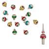 Kurt Adler Miniature Ornaments and Treetop, Set of 16 view 4