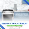 Downdraft Stovetop Filter Replacement for 71002111 Jenn Air Filter Downdraft 15.6 x 6.4 - Range Oven Filter Fits Into Jennair Downdraft Filter Vent and Protects the Stove Fan (2-Pack) view 4