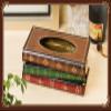 Tosnail Elegant Wooden Antique Book Tissue Holder Dispenser/Novelty Napkin Holder, 10.75 x 6.5 x 4 Inches view 4